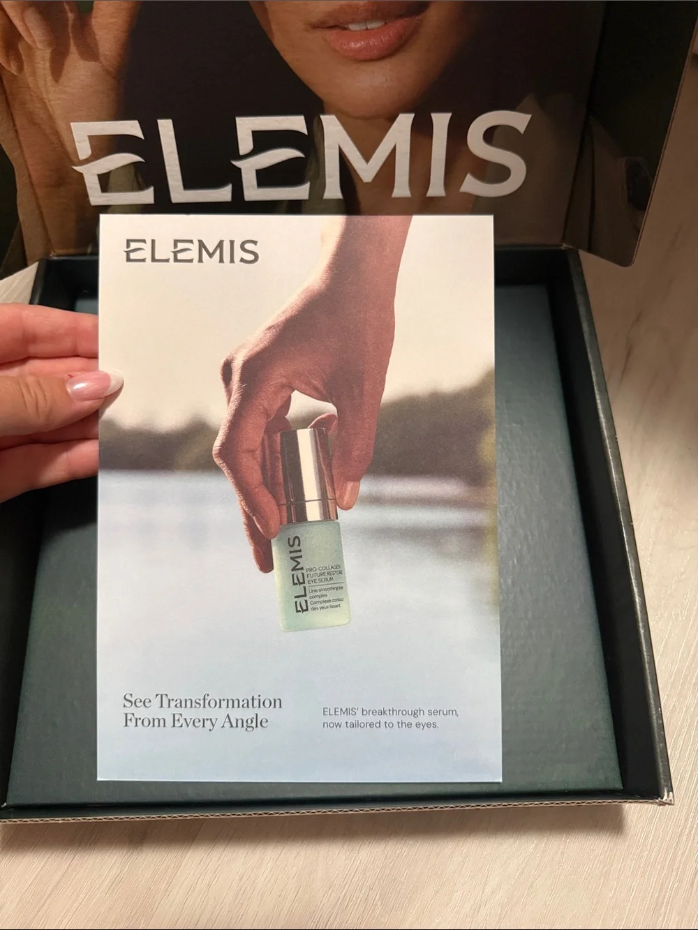 Elemis Pro-Collagen Turquoise Serum PR Box